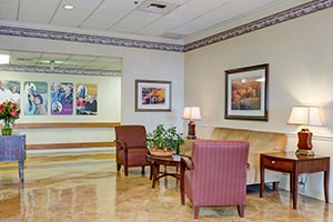 lobby at Fountain Valley